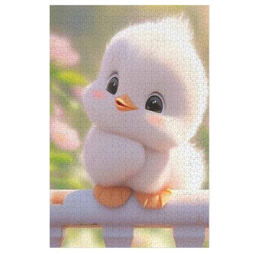 Ente 1000 Teile Premium-Puzzles Für Erwachsene Kinder- Holzpuzzles Spaß Und Lernspiele - Perfekte Puzzle-Geschenke （78×53cm） von PPZYY