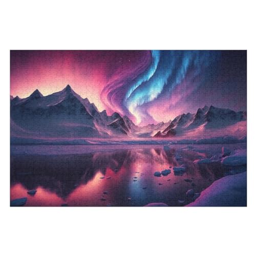 Fantasy_Landschaft 1000 Teile Puzzles Für Erwachsene,Holzpuzzle - Verringerter Druck Schwieriges Unmögliche Puzzle Für 12+ Kinder （75×50cm） von PPZYY