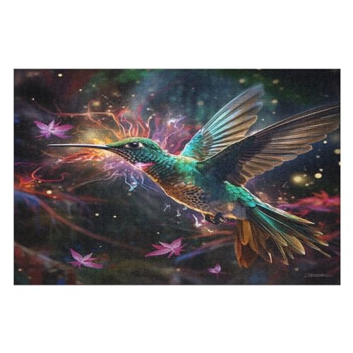Holzpuzzle Süßer Vogel Puzzle 1000 Teile Erwachsene Klassische Pädagogisches Spielzeug Kinder Lernspiel Herausforderndes Puzzles （75×50cm） von PPZYY
