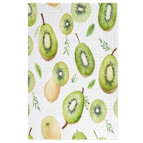 Holzpuzzles 1000 Teile Obst -Puzzle Für Jungen Und Mädchen, Schwierigkeitsgrad, Lernspiele, Familienspielzeug （78×53cm） von PPZYY