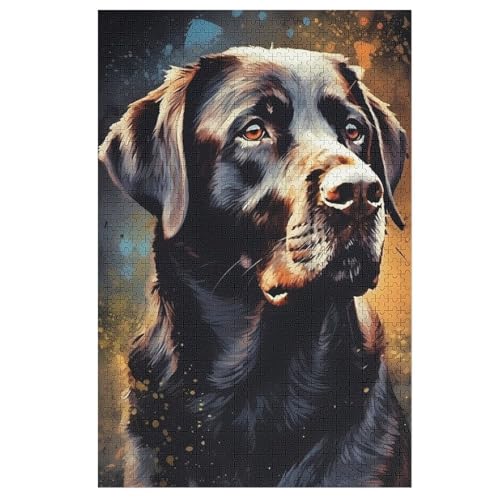 Hund-Puzzlespiel Aus Holz, 1000 Puzzleteile, Puzzle Für Teenager Und Erwachsene, Kreatives Spielzeug, Puzzles, （78×53cm） von PPZYY