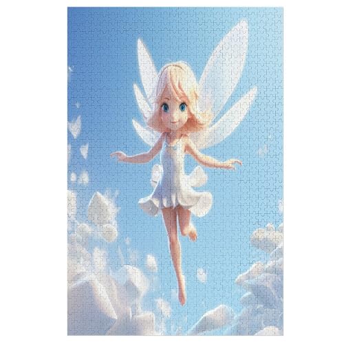 Libelle Holzpuzzle - 1000 Teiliges Jigsaw Knobelspiel - Puzzle Für Erwachsene & Kinder - Outdoor & Reisespielzeug （78×53cm） von PPZYY
