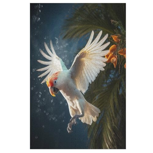 Papagei Holzpuzzle - 1000 Teiliges Jigsaw Knobelspiel - Puzzle Für Erwachsene & Kinder - Outdoor & Reisespielzeug （78×53cm） von PPZYY