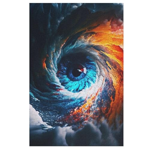 Planet Sternry Sky Puzzles 1000 Teile Erwachsener Kniffel Spaß Für Die Ganze Familie, Holzpuzzle Kinder Erwachsene, Impossible Puzzle Schwer （78×53cm） von PPZYY