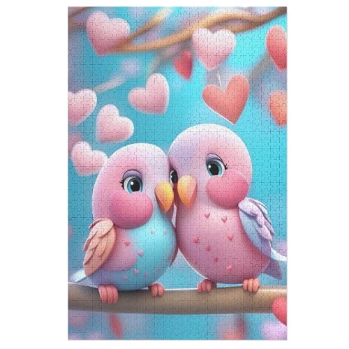 Puzzle 1000 Teile Papagei Holzpuzzle Für Erwachsene Lernspiel Herausforderungsspielzeug The Puzzles Für Erwachsene Kinder （78×53cm） von PPZYY