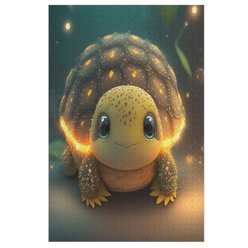 Puzzles Für Erwachsene, Schildkröte Puzzle, 1000 Teile, Kreatives Puzzle, Geistiges Spielzeug, Kinder, Montagespiele （78×53cm） von PPZYY