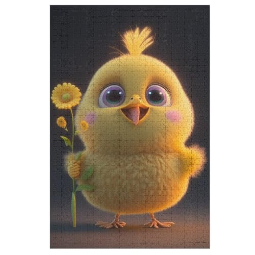 Puzzles Für Erwachsene 1000 Teiliges kleine gelbe Ente Puzzles Für Erwachsene Holzbrettpuzzles Denksportaufgaben Für Erwachsene （78×53cm） von PPZYY