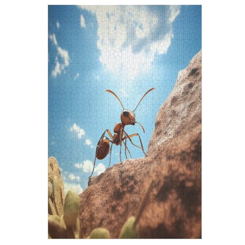 Puzzles Für Erwachsene Ant,1000-teilige Puzzle Für Kinder Ab 12 Jahren, Holzpuzzles Für Die Heimdekoration, （78×53cm） von PPZYY