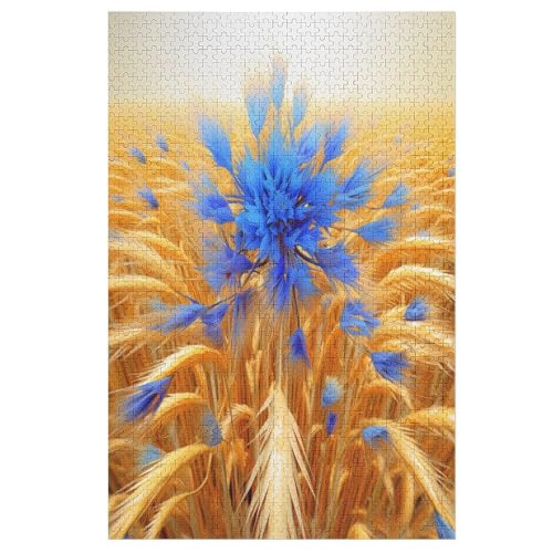 Puzzles Für Erwachsene Blume,1000-teilige Puzzle Für Kinder Ab 12 Jahren, Holzpuzzles Für Die Heimdekoration, （78×53cm） von PPZYY