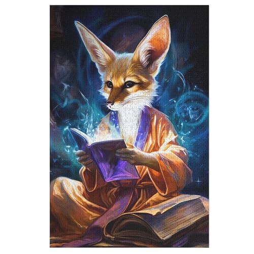 Puzzles Für Erwachsene Fuchs,1000-teilige Puzzle Für Kinder Ab 12 Jahren, Holzpuzzles Für Die Heimdekoration, （78×53cm） von PPZYY