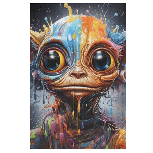 Puzzles Für Erwachsene Lemur,1000-teilige Puzzle Für Kinder Ab 12 Jahren, Holzpuzzles Für Die Heimdekoration, （78×53cm） von PPZYY