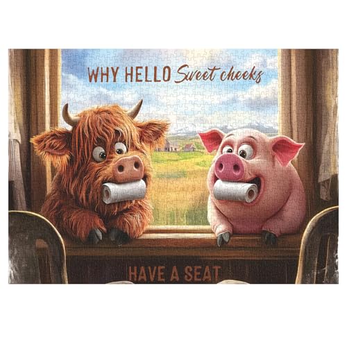 Funny Farm Friends Puzzle mit 1000 Teilen Funny Farm Friends Puzzle mit 1000 Teilen von PPuzzling