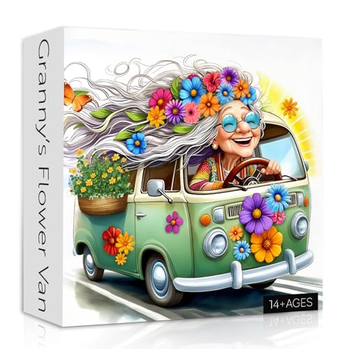 Grannys Flower Van Puzzles, 1000 Teile Grannys Flower Van Puzzles, 1000 Teile von PPuzzling