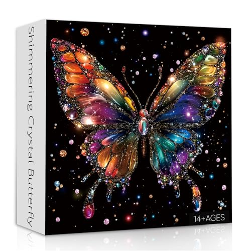 Kristall-Schmetterling-Puzzle, 1000 Stück Kristall-Schmetterling-Puzzle, 1000 Stück von PPuzzling