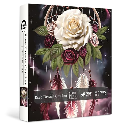 Rosen-Traumfänger-Puzzle, 1000 Stück Rosen-Traumfänger-Puzzle, 1000 Stück von PPuzzling