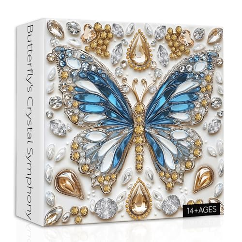 Schmetterling Puzzles für Erwachsene 1000 Teile Kristall Schmetterlingsflügel Puzzles, Natur Tier Juwel Puzzle als Wohnkultur Schmetterling Puzzles für Erwachsene 1000 Teile Kristall Schmetterlingsflügel Puzzles, Natur Tier Juwel Puzzle als Wohnkultur von PPuzzling