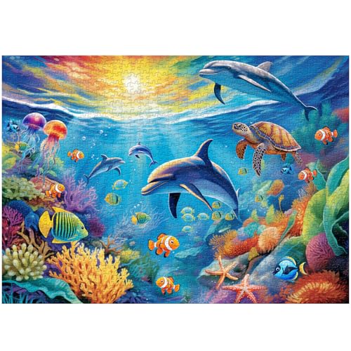 Sunlit Sea World Puzzles, 1000 Teile von PPuzzling