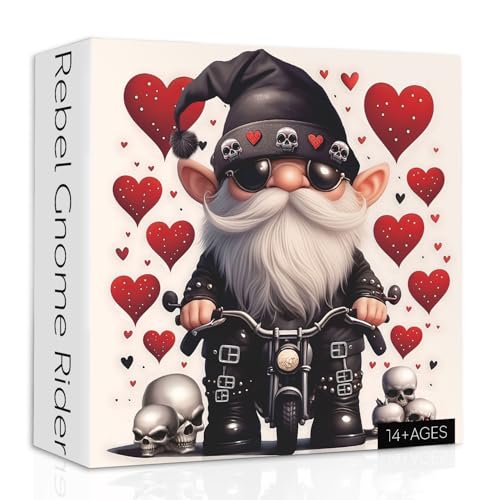 Wichtel Puzzles für Erwachsene 1000 Teile, Fantasy Love Skull Jigsaw Puzzles, Lustiges Halloween Wichtel Puzzle als Wohnkultur Wichtel Puzzles für Erwachsene 1000 Teile, Fantasy Love Skull Jigsaw Puzzles, Lustiges Halloween Wichtel Puzzle als Wohnkultur von PPuzzling