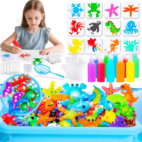 PQETBV Magische 3D-Gele, kreatives Wasserzauberspielzeug mit 10 bunten Gelflaschen, Wassergelspielzeug, kreatives Kinderset, Lernspielzeug für Kinder ab 3 Jahren – Weihnachtsgeschenk PQETBV Magische 3D-Gele, kreatives Wasserzauberspielzeug mit 10 bunten Gelflaschen, Wassergelspielzeug, kreatives Kinderset, Lernspielzeug für Kinder ab 3 Jahren – Weihnachtsgeschenk von PQETBV