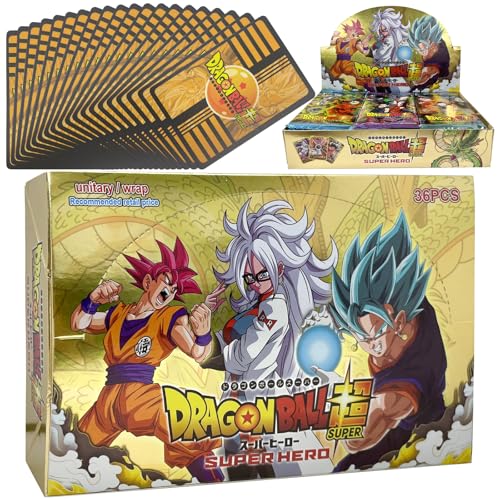 36 Pack Anime Trading Cards, Anime Cards, Cartoon Trading Card, Cartoon Card, Lieblingskartenspiele für Teenager, Kinder und Erwachsene von PQKL-party