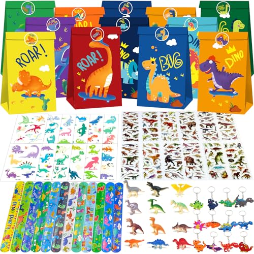PQKL-party Dinosaurier Party Mitgebsel,Dino Mitgebsel Kindergeburtstag, Geschenktüten,Schnapparmband,Schlüsselanhänger,Spielzeug,Dreidimensionale Aufkleber,Leuchtaufkleber,Dino Tüten Kindergeburtstag PQKL-party Dinosaurier Party Mitgebsel,Dino Mitgebsel Kindergeburtstag, Geschenktüten,Schnapparmband,Schlüsselanhänger,Spielzeug,Dreidimensionale Aufkleber,Leuchtaufkleber,Dino Tüten Kindergeburtstag von PQKL-party