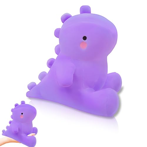 PQKL-party Dinosaurier Plüschtier, Kuscheltier Dino 25cm, Kawaii Dino Plüsch, Cute Kuscheltier Dinosaurier, Dino Stofftier, Plüschtier Dino, Dinosaurier Plush Kissen Spielzeug Puppe Geschenk(Lila) von PQKL-party