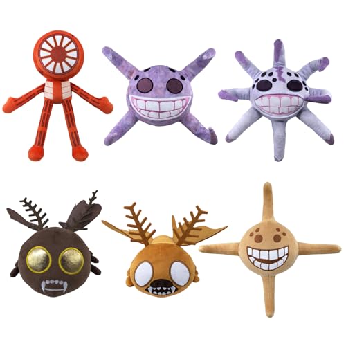 PQKL-party Doors Floor 2 Kuscheltier, 6 Stück Doors Floor 2 Plüschtier Doors Figure Plush Plüsch für Spielefans, Horror Game Stuffed Plush Figure für Halloween, Weihnachten, Geburtstag PQKL-party Doors Floor 2 Kuscheltier, 6 Stück Doors Floor 2 Plüschtier Doors Figure Plush Plüsch für Spielefans, Horror Game Stuffed Plush Figure für Halloween, Weihnachten, Geburtstag von PQKL-party