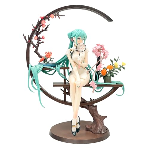 PQKL-party Hatsue Miku Figur Hatsue Miku Figuren Anime 30cm Statue Spielzeug, Ornamente, Desktop -Dekoration, Geschenke für Jungen, Mädchen, Fans von PQKL-party