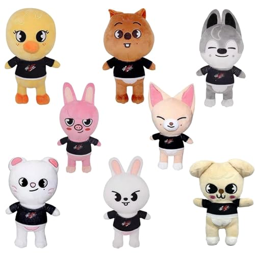 PQKL-party Kuscheltier, 8pcs Plüschtier Cartoon Plüschfigur, Plüsch für Kinder Mädchen Jungen Geschenke207 von PQKL-party