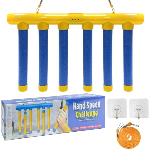 PQKL-party Spielzeug Fallende Stöcke Spiel,Drop it Spiel,Reaktionstraining Spielspielzeug mit Catching Sticks,Einstellbare 3 Geschwindigkeit Reaktion,Hand-Auge-Koordination Spiel for Kinder Erwachsene PQKL-party Spielzeug Fallende Stöcke Spiel,Drop it Spiel,Reaktionstraining Spielspielzeug mit Catching Sticks,Einstellbare 3 Geschwindigkeit Reaktion,Hand-Auge-Koordination Spiel for Kinder Erwachsene von PQKL-party