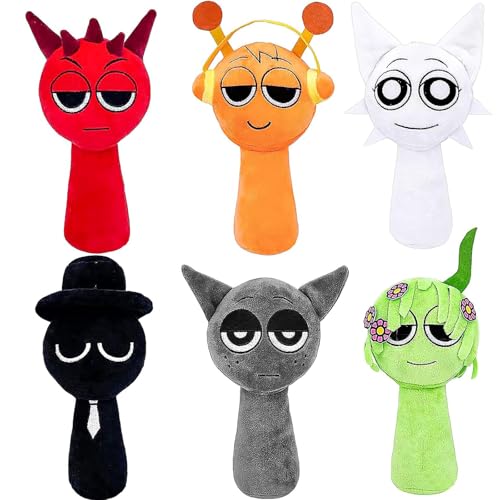 PQKL-party Sprunki Kuscheltier, 20cm Sprunki Plüschtier Game Plush Toys, Cute Plüschtier Plüschfigur, Plüsch für Mädchen Jungen Kinder Geburtstag Geschenk PQKL-party Sprunki Kuscheltier, 20cm Sprunki Plüschtier Game Plush Toys, Cute Plüschtier Plüschfigur, Plüsch für Mädchen Jungen Kinder Geburtstag Geschenk von PQKL-party