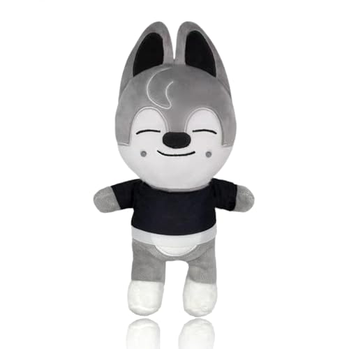 Skzoo Plüsch - Stray Kids Wolf Chan Kuscheltier, PQKL-Party Plüschfigur, Kawaii Plüschpuppe für Kinder, Mädchen und Fans von PQKL-party