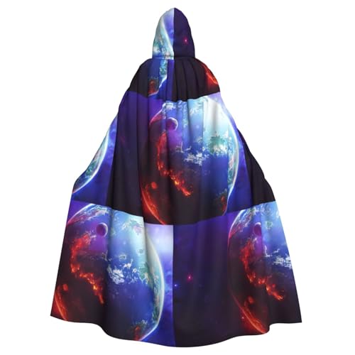 3D-Planeten-Weltraum-Stern-Aufdruck, Halloween-Kapuzenumhang, dekorativer Umhang für Partys, Cosplay und Festivals 3D-Planeten-Weltraum-Stern-Aufdruck, Halloween-Kapuzenumhang, dekorativer Umhang für Partys, Cosplay und Festivals von PQruop