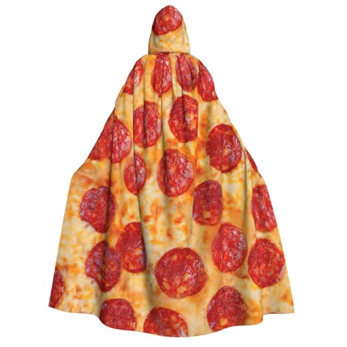 Halloween-Kapuzenumhang mit 3D-Pfefferoni-Druck, Hexenumhang, geeignet für Maskerade, Weihnachtsfeier, Cosplay-Kostüm Halloween-Kapuzenumhang mit 3D-Pfefferoni-Druck, Hexenumhang, geeignet für Maskerade, Weihnachtsfeier, Cosplay-Kostüm von PQruop