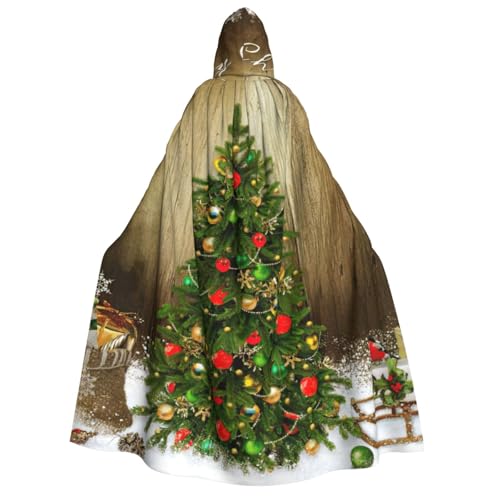 PQruop Christmas Tree2 Halloween-Kapuzenumhang, Hexenumhang, geeignet für Maskerade, Weihnachtsfeier, Cosplay-Kostüm PQruop Christmas Tree2 Halloween-Kapuzenumhang, Hexenumhang, geeignet für Maskerade, Weihnachtsfeier, Cosplay-Kostüm von PQruop
