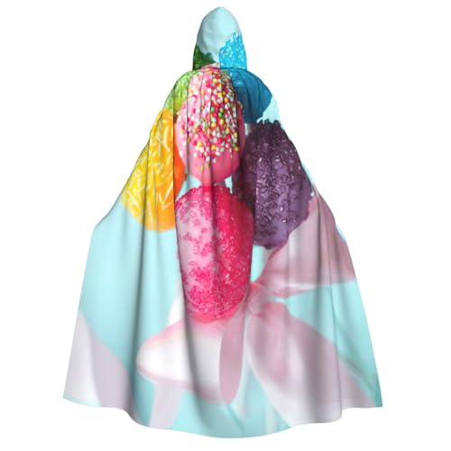 PQruop Halloween-Kapuzenumhang, Hexenumhang, geeignet für Maskerade, Weihnachtsfeier, Cosplay-Kostüm von PQruop