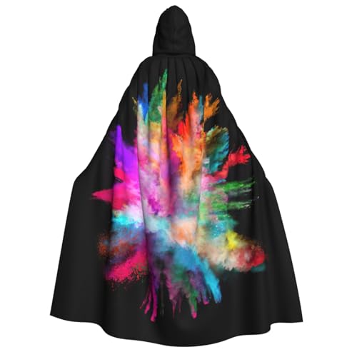 PQruop Halloween-Kapuzenumhang, Hexenumhang, geeignet für Maskerade, Weihnachtsfeier, Cosplay-Kostüm von PQruop