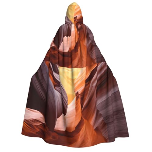 PQruop Halloween-Kapuzenumhang mit Antilopen-Canyon-Druck, Hexenumhang, geeignet für Maskerade, Weihnachtsfeier, Cosplay-Kostüm PQruop Halloween-Kapuzenumhang mit Antilopen-Canyon-Druck, Hexenumhang, geeignet für Maskerade, Weihnachtsfeier, Cosplay-Kostüm von PQruop