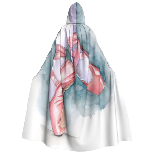 PQruop Halloween-Kapuzenumhang mit Balletttänzerin, Hexenumhang, geeignet für Maskerade, Weihnachtsfeier, Cosplay-Kostüm PQruop Halloween-Kapuzenumhang mit Balletttänzerin, Hexenumhang, geeignet für Maskerade, Weihnachtsfeier, Cosplay-Kostüm von PQruop