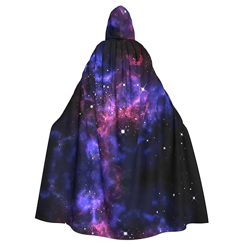PQruop Halloween-Kapuzenumhang mit Galaxie-Stern-Motiv, für Erwachsene, dekorativer Umhang für Partys, Cosplay und Festivals PQruop Halloween-Kapuzenumhang mit Galaxie-Stern-Motiv, für Erwachsene, dekorativer Umhang für Partys, Cosplay und Festivals von PQruop