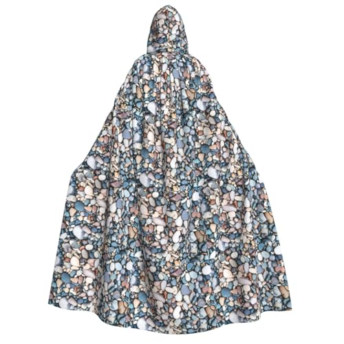 PQruop Halloween-Kapuzenumhang mit Kieselsteinen, geeignet für Maskerade, Weihnachtsfeier, Cosplay-Kostüm PQruop Halloween-Kapuzenumhang mit Kieselsteinen, geeignet für Maskerade, Weihnachtsfeier, Cosplay-Kostüm von PQruop