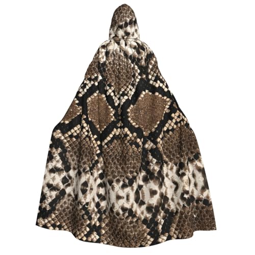 PQruop Halloween-Kapuzenumhang mit Serpentinenmuster, Hexenumhang, geeignet für Maskerade, Weihnachtsfeier, Cosplay-Kostüm PQruop Halloween-Kapuzenumhang mit Serpentinenmuster, Hexenumhang, geeignet für Maskerade, Weihnachtsfeier, Cosplay-Kostüm von PQruop