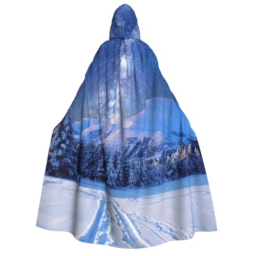 PQruop Halloween-Kapuzenumhang mit Sternenhimmel-Druck, Hexenumhang, geeignet für Maskerade, Weihnachtsfeier, Cosplay-Kostüm PQruop Halloween-Kapuzenumhang mit Sternenhimmel-Druck, Hexenumhang, geeignet für Maskerade, Weihnachtsfeier, Cosplay-Kostüm von PQruop
