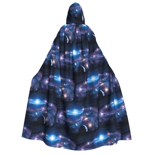 PQruop Halloween-Kapuzenumhang mit Weltraumplaneten, Hexenumhang, geeignet für Maskerade, Weihnachtsfeier, Cosplay-Kostüm PQruop Halloween-Kapuzenumhang mit Weltraumplaneten, Hexenumhang, geeignet für Maskerade, Weihnachtsfeier, Cosplay-Kostüm von PQruop