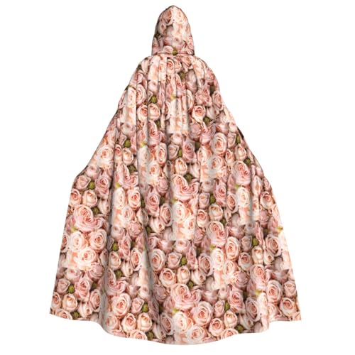 PQruop Halloween-Kapuzenumhang mit rosa Rosen, Hexenumhang, geeignet für Maskerade, Weihnachtsfeier, Cosplay-Kostüm PQruop Halloween-Kapuzenumhang mit rosa Rosen, Hexenumhang, geeignet für Maskerade, Weihnachtsfeier, Cosplay-Kostüm von PQruop