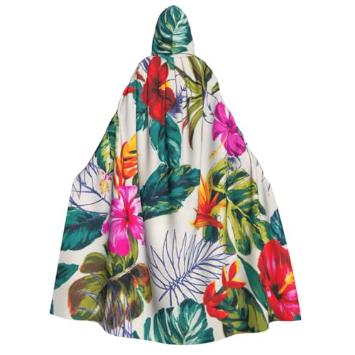 PQruop Halloween-Umhang mit Blumen und Blättern, Hexenumhang, geeignet für Maskerade, Weihnachtsfeier, Cosplay-Kostüm PQruop Halloween-Umhang mit Blumen und Blättern, Hexenumhang, geeignet für Maskerade, Weihnachtsfeier, Cosplay-Kostüm von PQruop