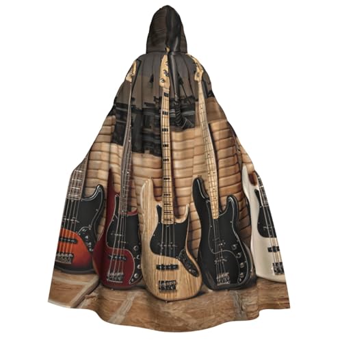 PQruop Halloween-Umhang mit Kapuze, Hexenumhang, geeignet für Maskerade, Weihnachtsfeier, Cosplay-Kostüm von PQruop