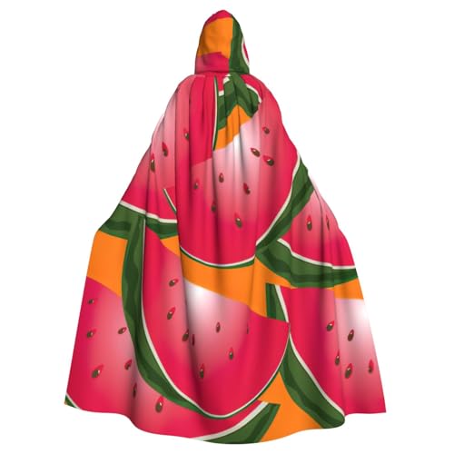 PQruop Reifer Wassermelonen-Umhang für Erwachsene, Halloween-Umhang, dekorativer Umhang für Partys, Cosplay und Festivals PQruop Reifer Wassermelonen-Umhang für Erwachsene, Halloween-Umhang, dekorativer Umhang für Partys, Cosplay und Festivals von PQruop