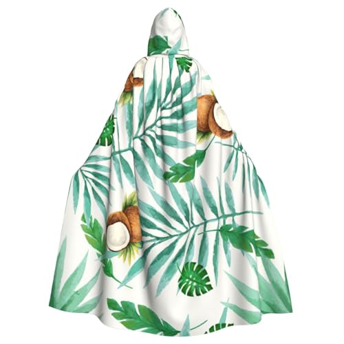 PQruop Sommerumhang mit Kokosnussbaum-Druck, für Erwachsene, Halloween, dekorativer Umhang für Partys, Cosplay und Festivals PQruop Sommerumhang mit Kokosnussbaum-Druck, für Erwachsene, Halloween, dekorativer Umhang für Partys, Cosplay und Festivals von PQruop