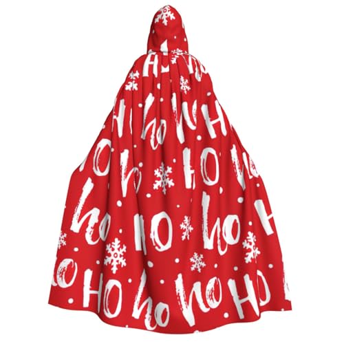 PQruop Weihnachtlicher Hintergrunddruck, Halloween-Kapuzenumhang, Hexenumhang, geeignet für Maskerade, Weihnachtsfeier, Cosplay-Kostüm PQruop Weihnachtlicher Hintergrunddruck, Halloween-Kapuzenumhang, Hexenumhang, geeignet für Maskerade, Weihnachtsfeier, Cosplay-Kostüm von PQruop